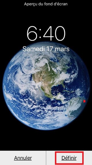 comment changer le fond d'une image sur iphone