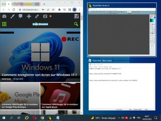 Comment diviser son écran en deux sous Windows 10 Info24Android