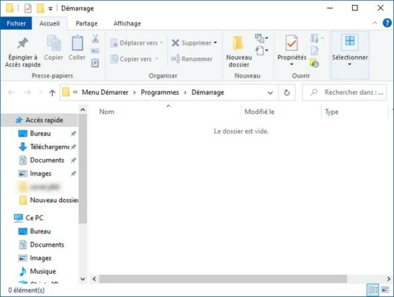 Comment Acc Der Au Dossier De D Marrage De Windows