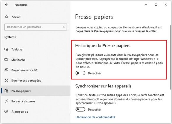 Windows Comment Effacer L Historique Du Presse Papiers