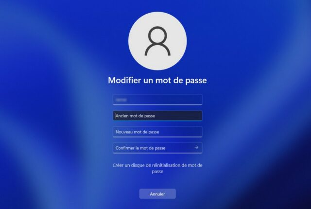 Comment Changer Le Mot De Passe Windows