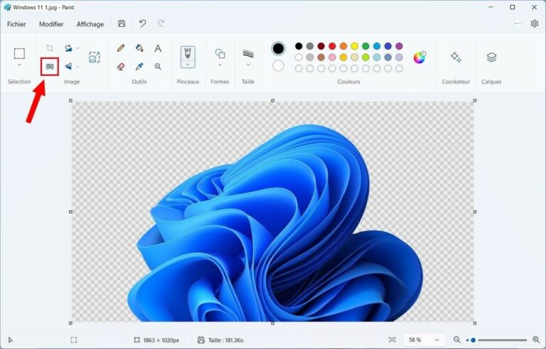 Supprimer L Arri Re Plan D Une Image Avec Paint Sous Windows