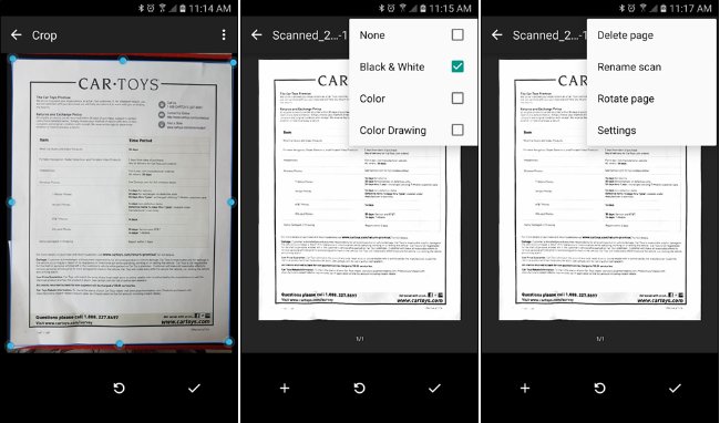 numériser des documents au format PDF avec la caméra de téléphone 4