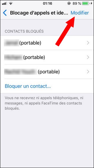 Comment débloquer un numéro