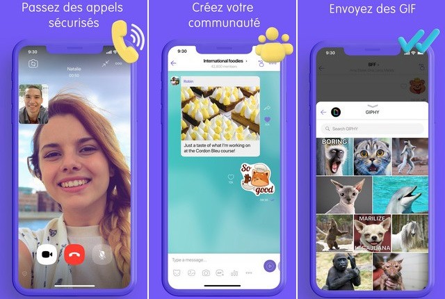Viber Messenger - application de réseaux sociaux pour iPhone