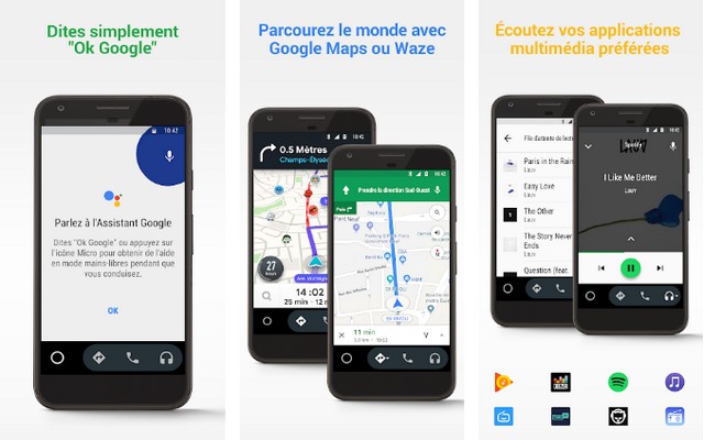 Android Auto - meilleure application de road trip