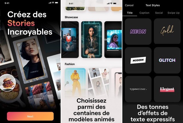 Mojo - application pour créer une Story Instagram