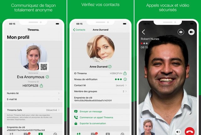 Threema - application comme WhatsApp