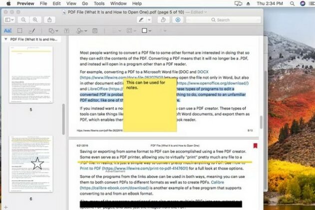 how to edit a pdf on mac yosemite