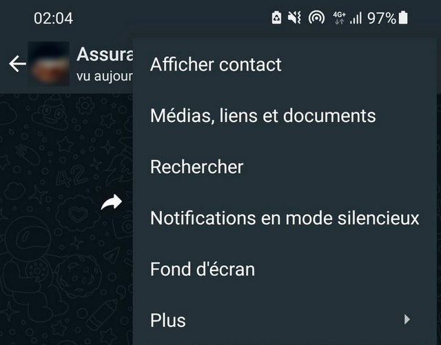 Un fond d'écran pour un seul contact individuel