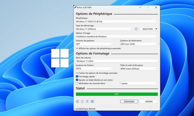 Comment créer une clé USB d'installation de Windows 11 (bootable) 