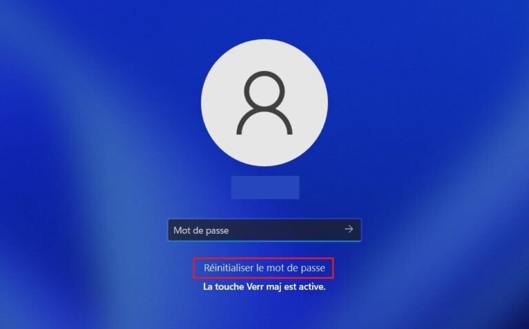 réinitialiser mot de passe windows 10 malekal