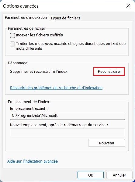 Réduire la taille du fichier Windows.db