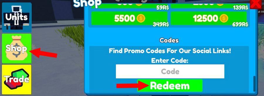 Comment utiliser les codes dans Return To Toilet Tower Defense