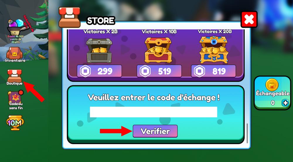 Activer les codes dans Cute Brainrot Evolution